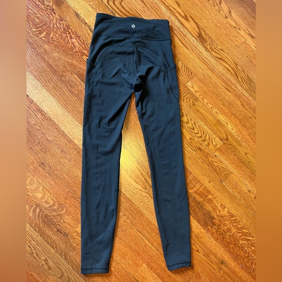 Lululemon black leggings with pockets - Picture 2 of 5